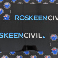 Bulk Custom Printed Die-Cut Roskeen Civil Vinyl Business Logo Stickers