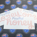 Custom Printed Contour Cut PayPal Honey Vinyl Business Logo Stickers