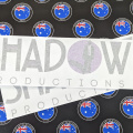 Custom Printed Contour Cut Shadow Productions Vinyl Business Logo Stickers