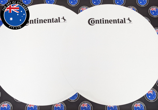 Custom Printed Contour Cut Die-Cut Continental Vinyl Business Whiteboard Stickers