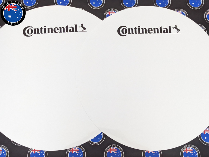 Custom Printed Contour Cut Die-Cut Continental Vinyl Business Whiteboard Stickers