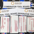 Custom Mixed Printed Die-Cut Contour Cut Mauri Tool Shadow Board Business and Vinyl Cut Lettering Decals