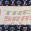 Custom Printed Contour Cut Trek SRAM Racing Vinyl Business Logo Stickers