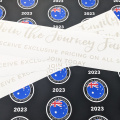 Custom Vinyl Cut Join the Journey Lettering Business Stickers