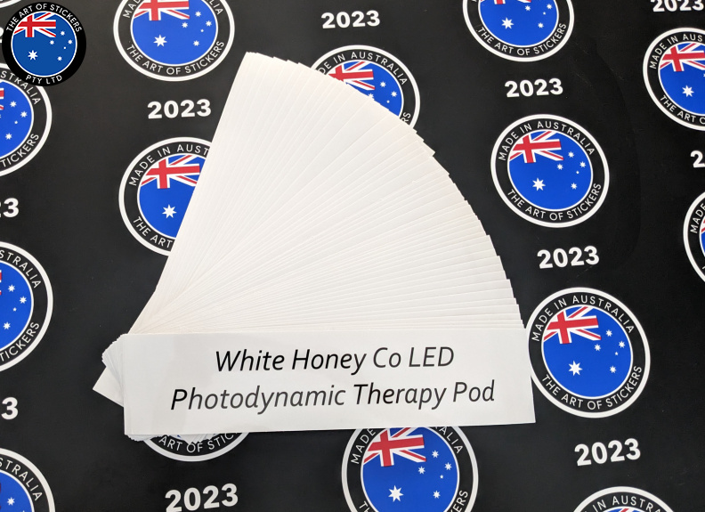 230317-bulk-custom-printed-die-cut-white-honey-co-photodynamic-therapy-pod-vinyl-business-stickers.jpg
