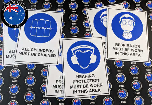 Custom Printed Mandatory PPE Corflute Business Signage