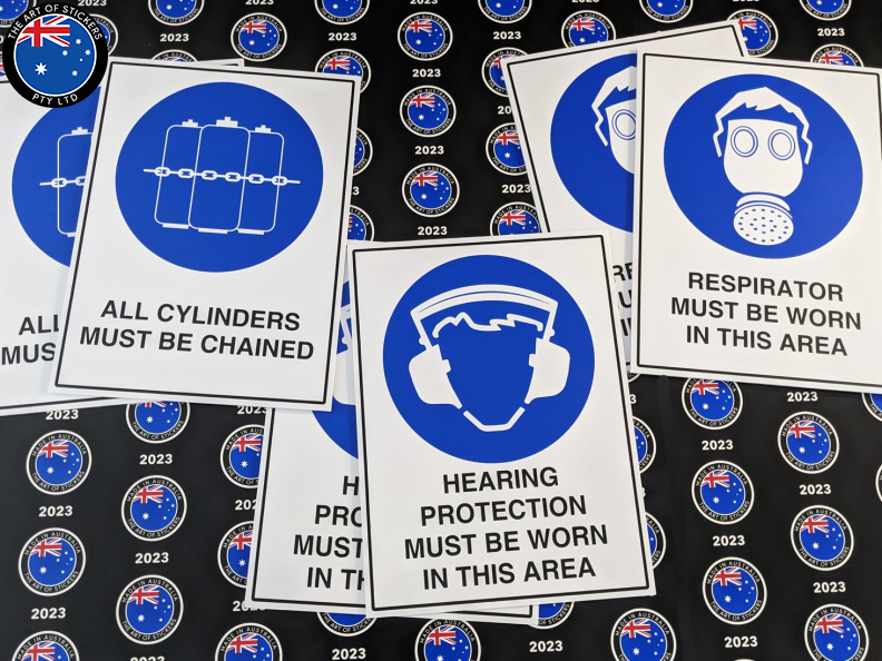 Custom Printed Mandatory PPE Corflute Business Signage