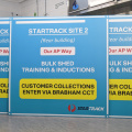 Custom Printed Startrack Site Corflute Business Signage