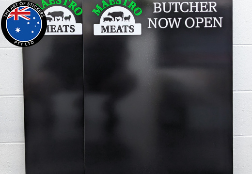 Custom Printed Maestro Meats ACM Business Signage