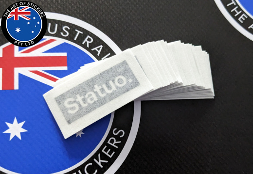 Bulk Custom Reverse Weeded Vinyl Cut Lettering Business Logo Stickers