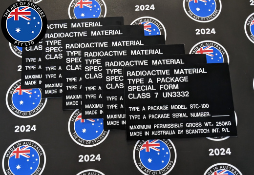 Custom Printed Contour Cut Die-Cut Source Radiographics Vinyl Business Signage Stickers