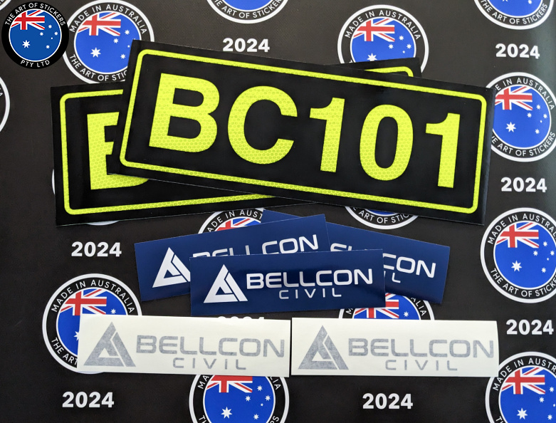 240119-custom-printed-contour-cut-bellcon-civil-reflective-call-sign-and-business-logo-vinyl-business-stickers.jpg