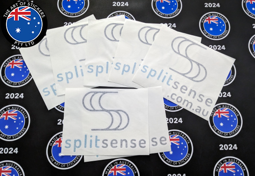 Custom Printed Contour Cut Splitsense Vinyl Business Logo Stickers