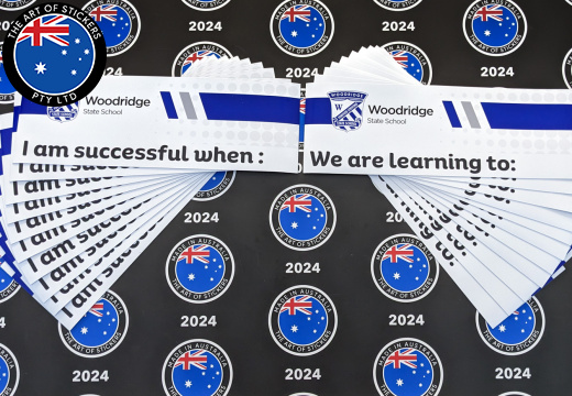 Custom Printed Woodridge State School Learning and Success Magnetic Business Signage